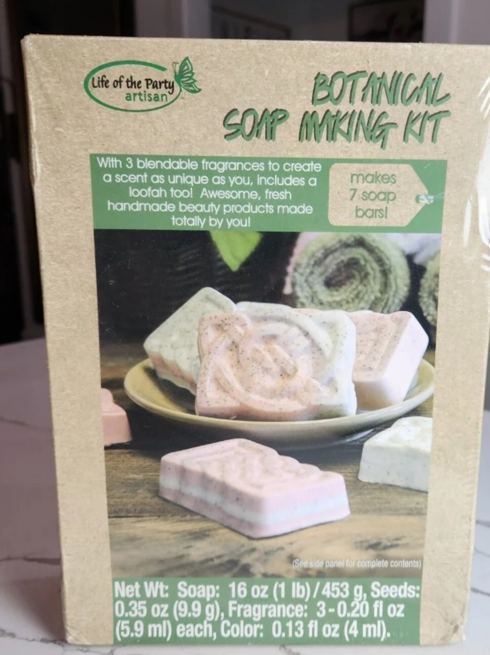 Life of the Party Artisan Botanical Soap Kit - Pink & White